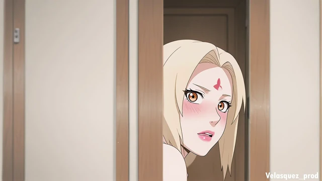 Tsunade'in üvey annesi yanlışlıkla üvey oğlunun büyük penisini gördü ve karşı koyamadı. Tsunade hentai cosplay