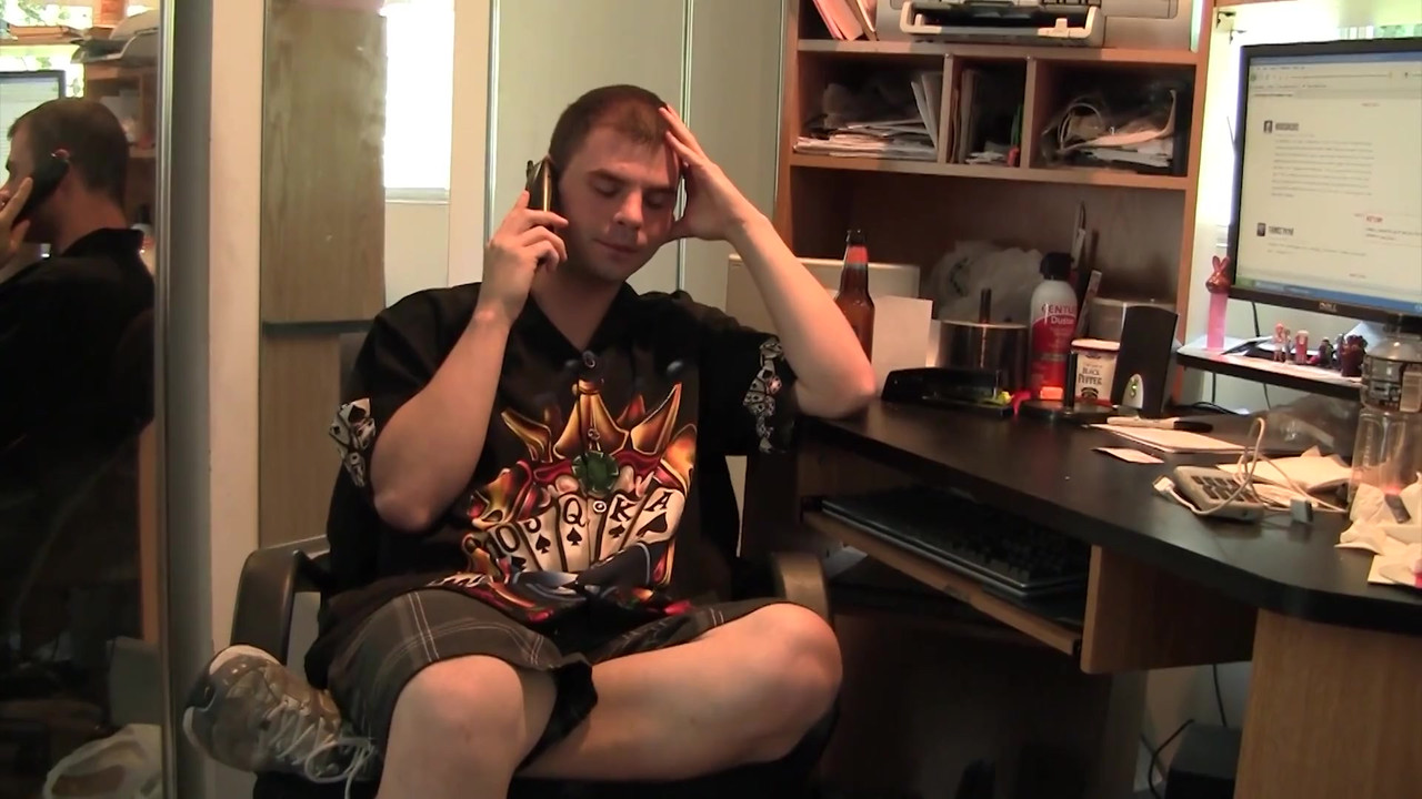 Lexxxi Lockhart rides on young huge cock while on the job