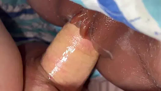 Sliding my cock in on a Sunday morning