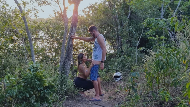 Yengemin hamile kızını ormanda yürüyüşe çıkardım!