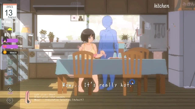 Hentai oyunu - büyük memeli kadının kırsalda yoğun yaz seksi