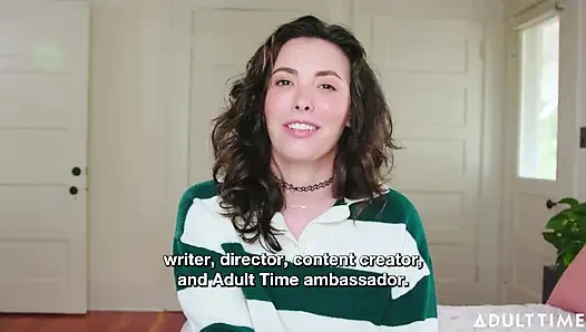 Casey Calvert bir hayranının değerli koleksiyonunu parçalıyor! | yıldızı röportajı | Adult Time