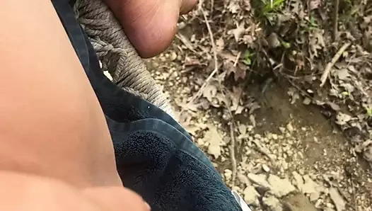 Dışarıda amcığımla oyna