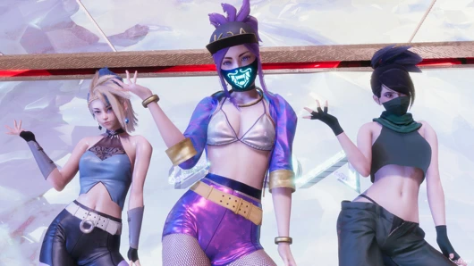 Mmd aespa - efsanelerin vahşi akali sıcak kpop dans ligi kda