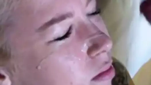 Sarışın için dağınık istenmeyen yüz