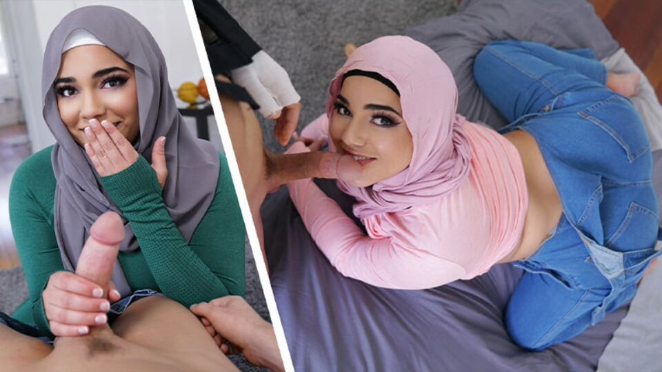 Tesettür seks - seksi Müslüman genç sıcak üvey amcası ile en derin fantezilerini yaşıyor