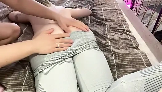 Amcık mastürbasyonu ile samimi masaj