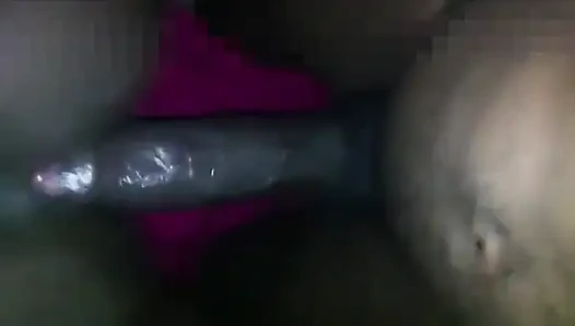 Merciless thrusts against her ass