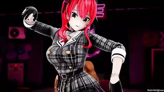 Hoshimachi suisei apple pie hololive dansı ve seks soyunma mmd 3d kızıl saçlı renk düzenleme smixix