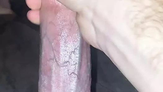 Cockring ile büyük cumshot !!