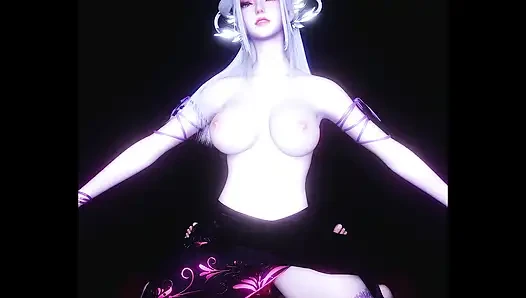 Piksel tanrıçası artıyor: arzu kıvrımları- 3 boyutlu animasyon hentai