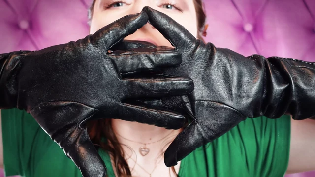 Asmr: çok eski vegan deri eldivenlerim (arya grander) sfw sondaj fetiş videosu