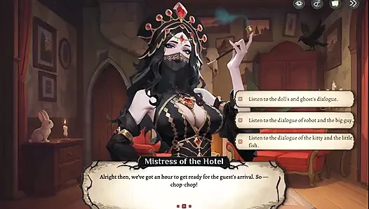 Hotel tales ürkütücü hentai oyunu ep.5 ghost barmen kovboy kız tarzında azdırıyor!