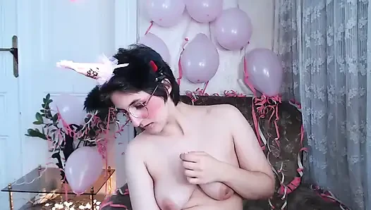 Fışkırtmalı dildo - seksi doğum günü akışı - tam gösteri - bölüm 3