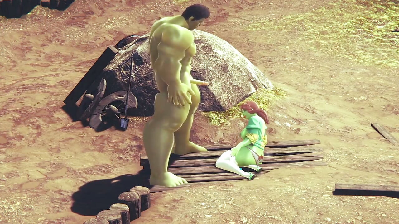 Prenses Fiona Hulk tarafından sikiliyor