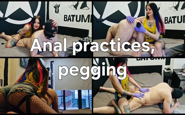 Dominatrix Nika ile sıcak bir tatil. Seks kölesi büyük bir popo tıkaçıyla sikişiyor ve büyük bir strap-on kullanıyor