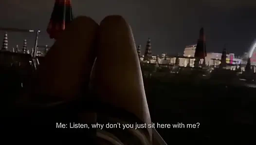 Kadın bakış açısı - flört eden yabancı plajda bana dokunuyor