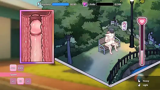 Hentai oyunu - büyük memeli polis kadınla seks - ahlaksız hamam