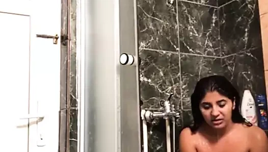 Sıcak seksi kız duş