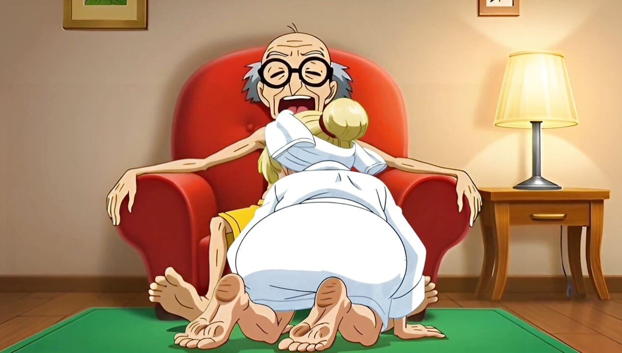 Evli Çıplak Nine Mutfakta Kocasının Üvey Erkek Kardeşi Tarafından Büyük Götten Sikiliyor. Hentai