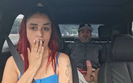 Uygulama sürücüsü, arkadan mastürbasyon yapan yolcuyu yakalar!