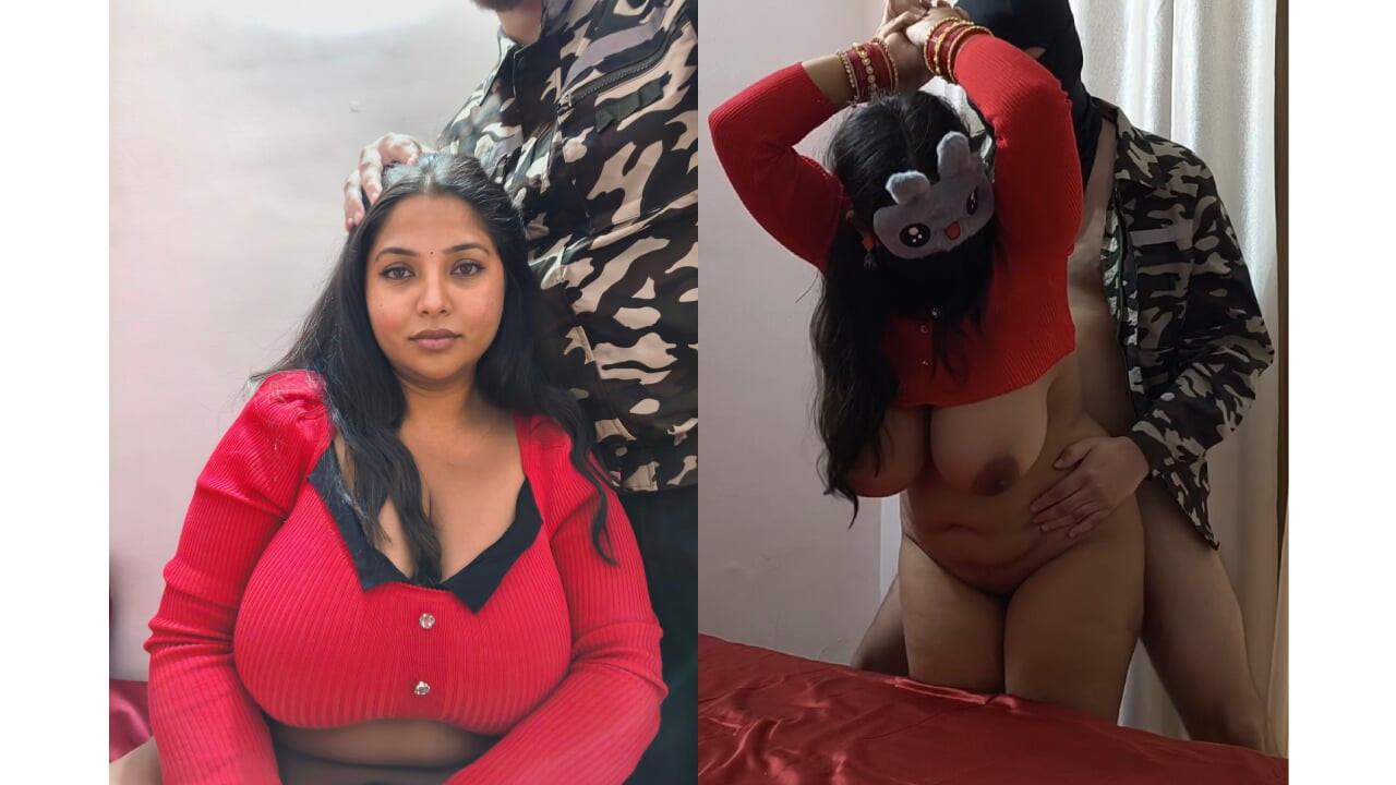 Hintli üvey kız kardeş ayakta sikilirken büyük memeli seksi sallanıyor