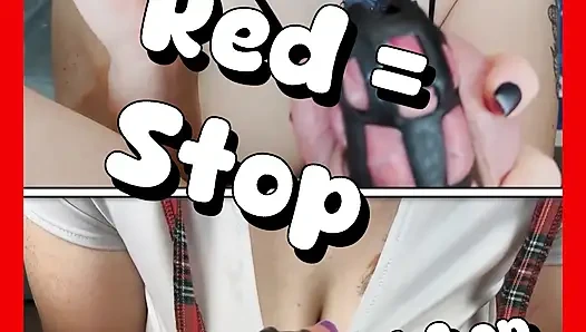 Kırmızı ışık yeşil ışık: dur ve git meydan okuması