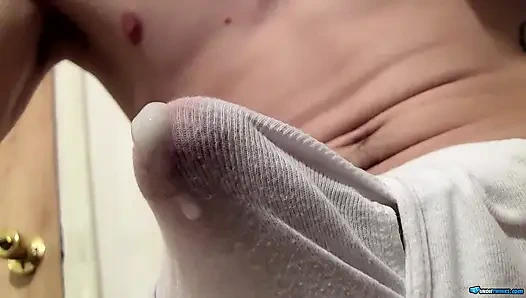 Lex Strokin sıkı beyazlar içinde!