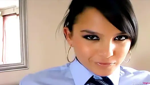 Sasha Cane ile üniformalı azdırma