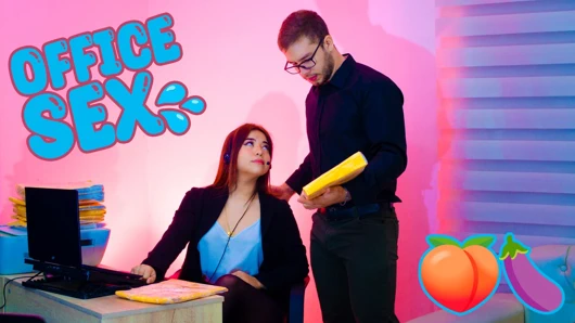 Çoraplı sekreter yakışıklı patronu sikiyor ve ofiste fışkırtıyor - Brianevanx ve CelesteAlba