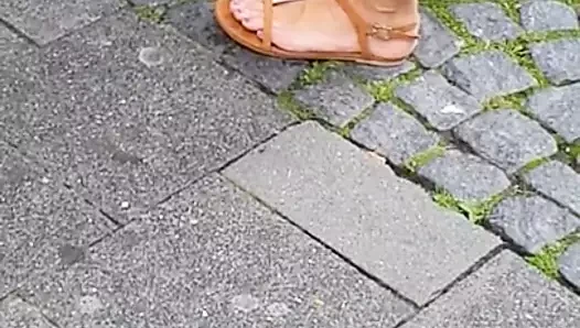 Çok seksi sarışın milf ayaklar