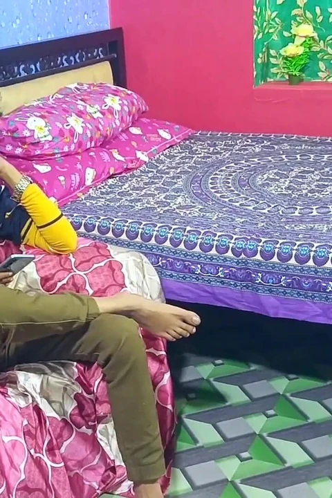 Azgın Hintli yenge edepsiz Hintçe sesli sert ateşli seks