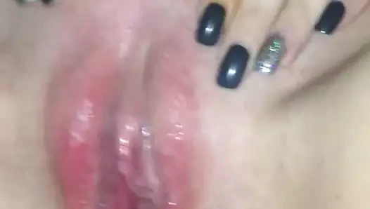 slut milf warming up for her BBC gangbang