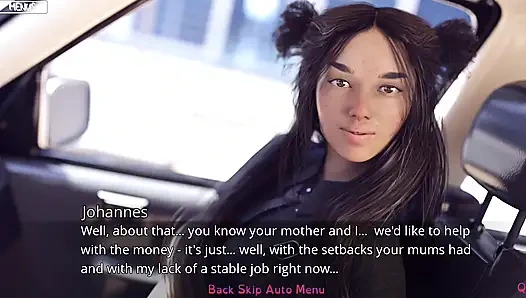 Gerçeklik hayalleri#2 Dışarı çıkıyor ve sonra harika bir sikişin tadını çıkarıyor