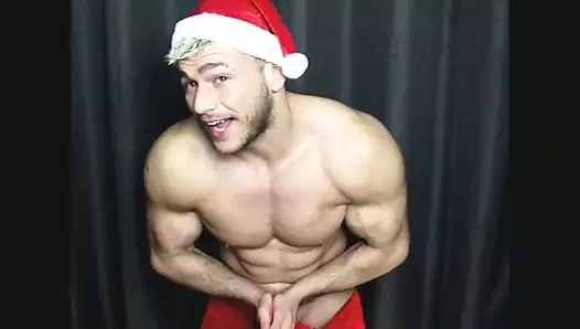 Sexy Santa Muscle Cum