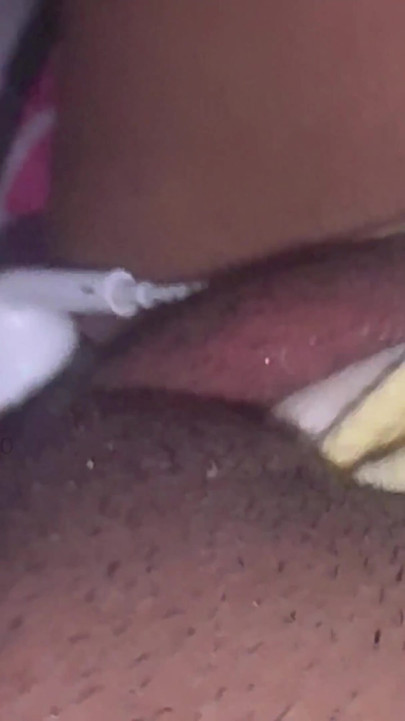 Testing intense suction from thebadpeach in his room, while watching porn | Clip 1