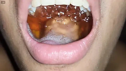 Drinking yellow piss without taking off my man's underwear