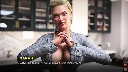 Evimde benimle yapay orta yaşlı seksi kadın sara şakası