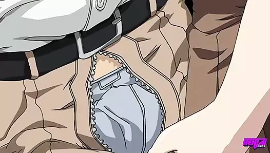 Hirohashi ona yüzünün kaybettiği sevgili üvey kardeşine benzediğini söyler, sonra klitorisini onun horozuna sürtüyor