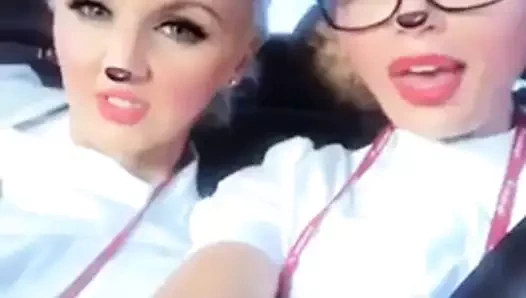 Uçuş görevlisi götü