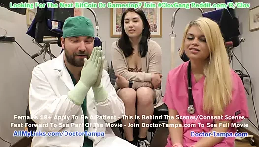 $clov mina moon doktor tampa tarafından zorunlu jinekolog muayenesi alır