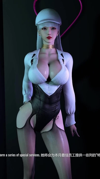 Стриптизершу с большими сиськами 3D обнаженную, ее идеальные сиськи трахнули так жестко