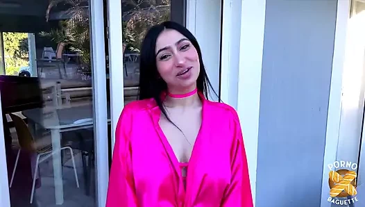 Didi, with Her Big Boobs, Get Fucked by Two Cocks