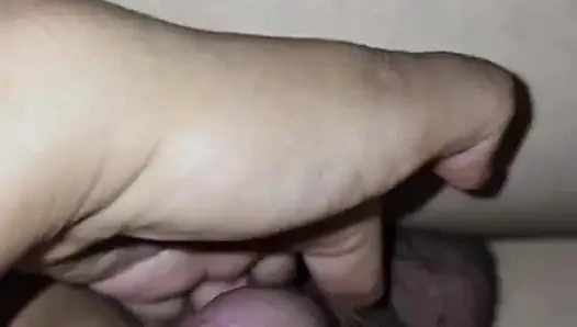 Pussy full of milk is unfaithful to her partner