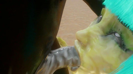 Yaban hayatı, lezzetli sıcak eşek, yoğun tatlı zevk, sıcak memeler