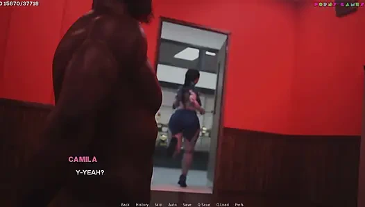 Shamandev'in arzu gölgeleri - mavi bir büyük zenci yarağının sikilmesine izin veriyor, ateşli şakacı, 63