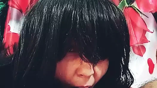 Ultra tatlı kız izlemesine izin veriyor