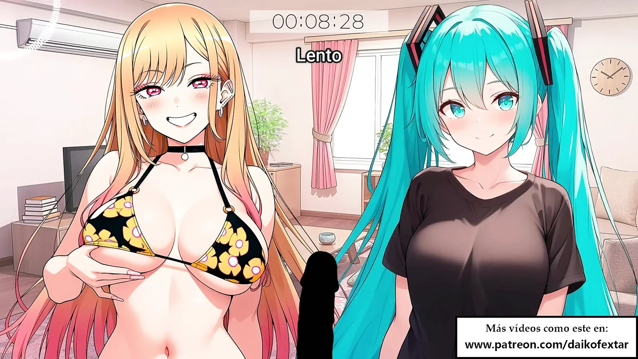 İspanyol sesli 31 talimatı hentai. Marin ve Miku sırayla seni mastürbasyon yapıyor!