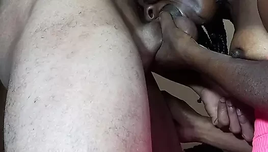 My wife's sister saw me naked and swallowed the cum