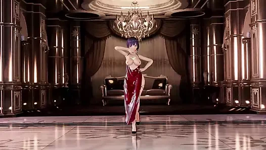 Honkai etki mei raiden seks ve dans kırmızı önlük renk edit smixix